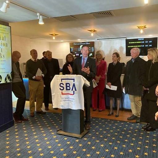 Blumenthal and U.S. Representative Joe Courtney (D-CT) joined state leaders and the Small Business Administration (SBA) Connecticut for a small business walking tour to launch Small Business Saturday. 